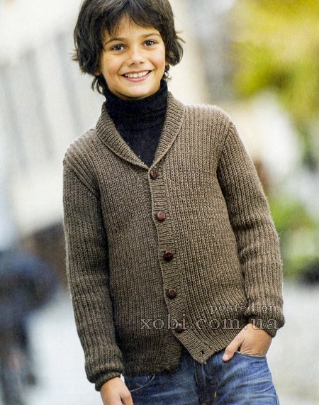 Пуловер для мальчика от 2 до 14 лет