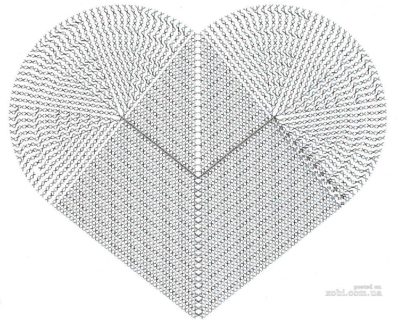 22 варианта вязанного крючком сердца с фото, схемами и видео мк