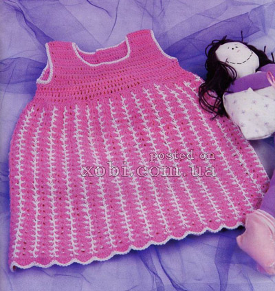 розовое платье для девочки-малышки
