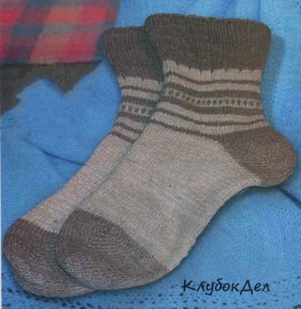 Мужские носки с пяткой «бумеранг». Как связать мужские носки спицами